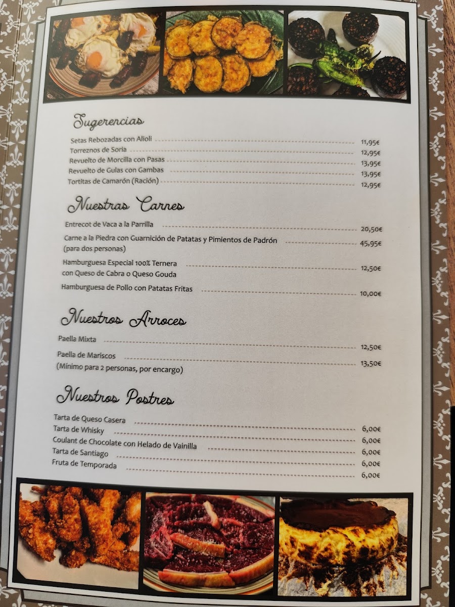 Sabores del Jarama Photo Menu 2