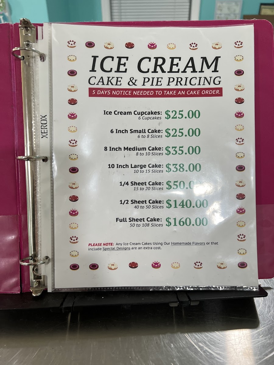 Heavenly Havens Creamery Photo Menu 1