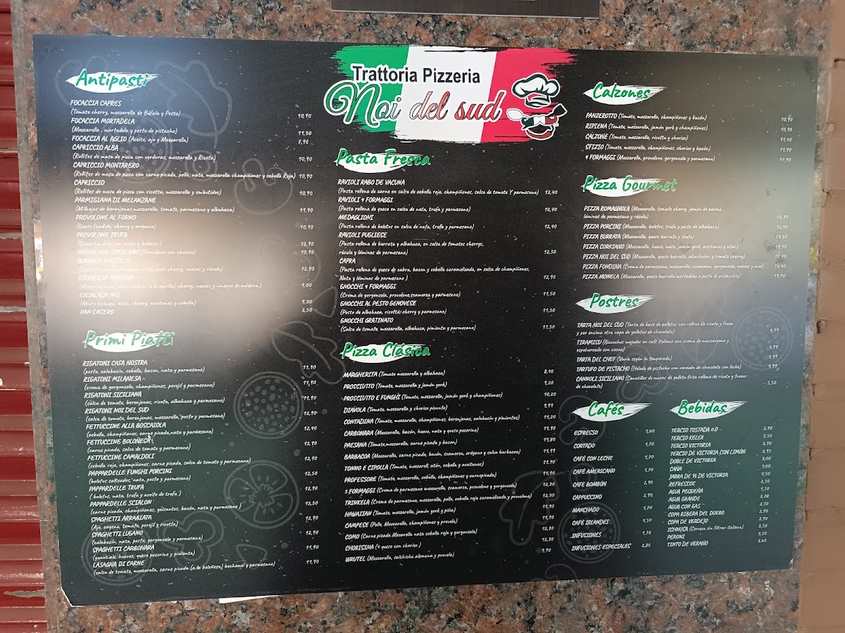 Trattoria Pizzeria Noi del Sud Photo Menu 3