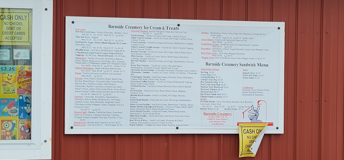 Barnside Creamery Photo Menu 7
