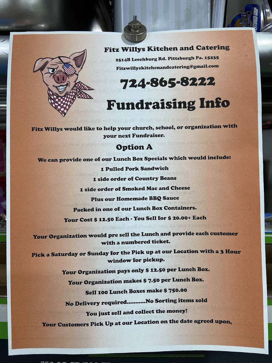 Fitz Willys Kitchen and Catering LLC Photo Menu 4
