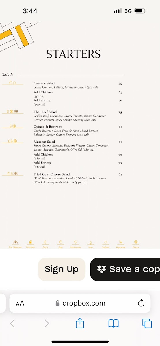 Le Bistro's Restaurant Photo Menu 7