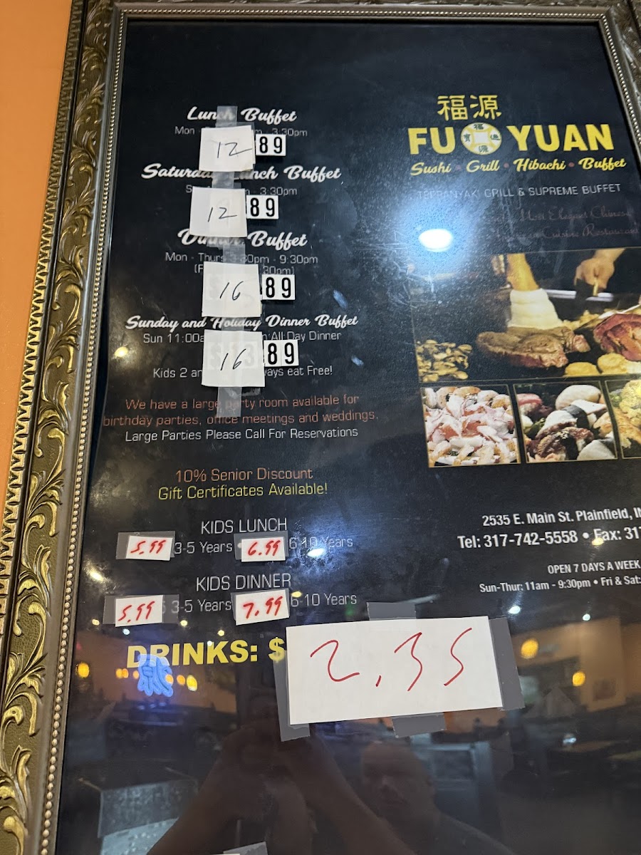 Fu Yuan Hibachi Buffet Photo Menu 8
