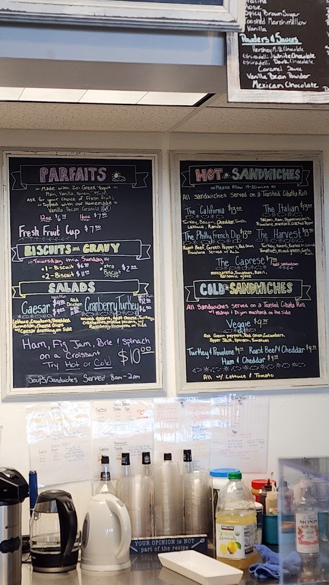 Silver Lining Cafe Photo Menu 1