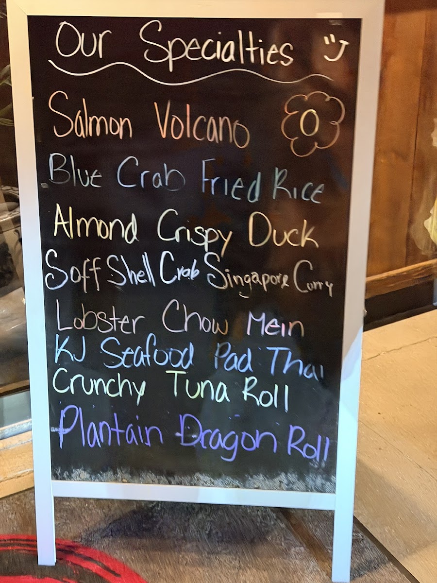 KJ Sushi And Asian Bistro Photo Menu 3