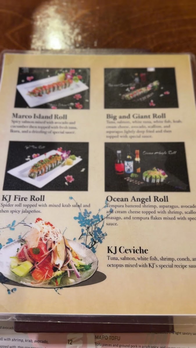 KJ Sushi And Asian Bistro Photo Menu 4