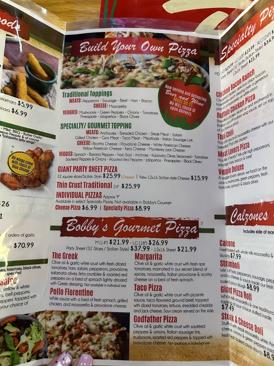 Bobby Lupos Express Photo Menu 3