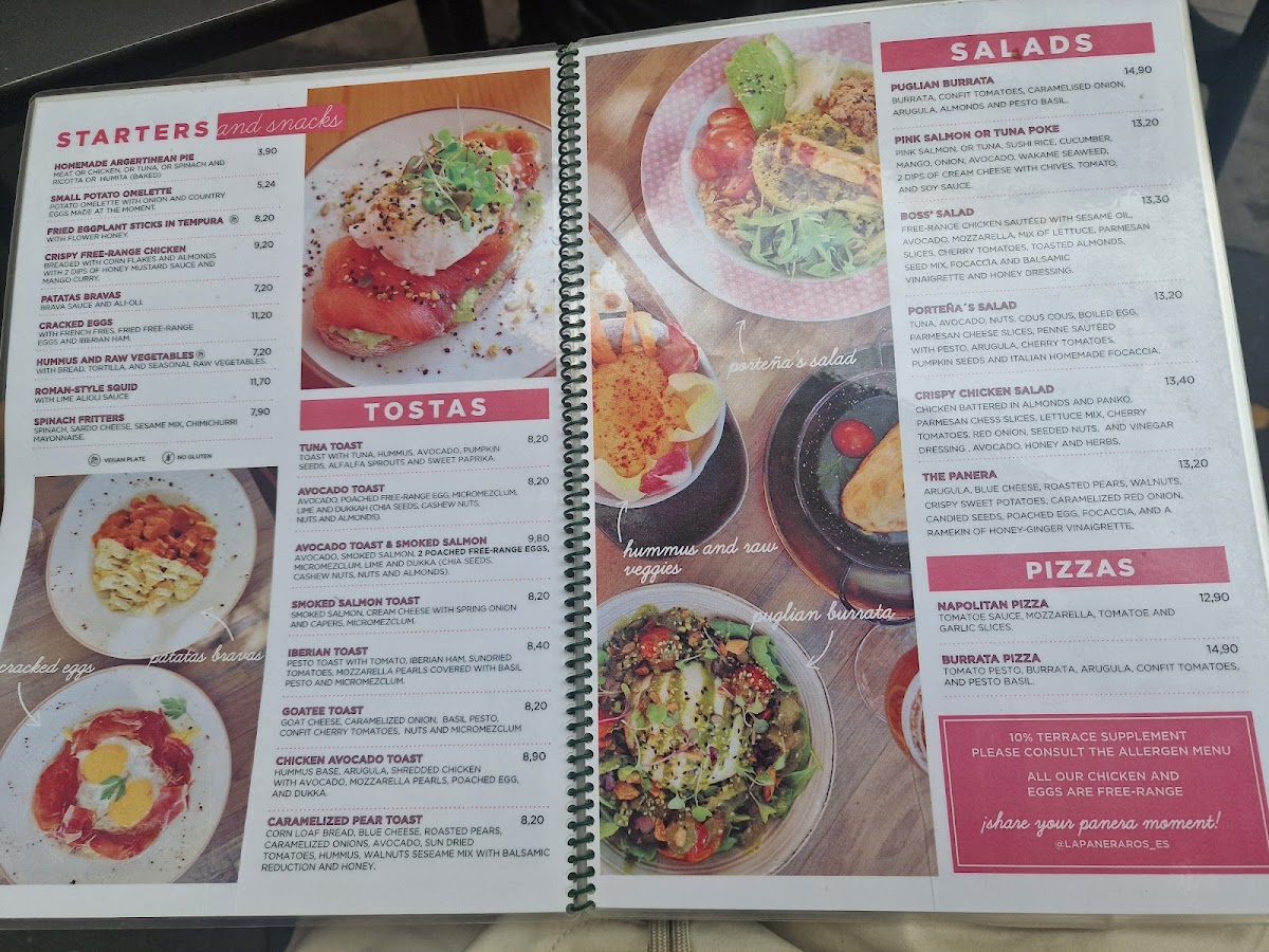 La Panera Rosa Photo Menu 4