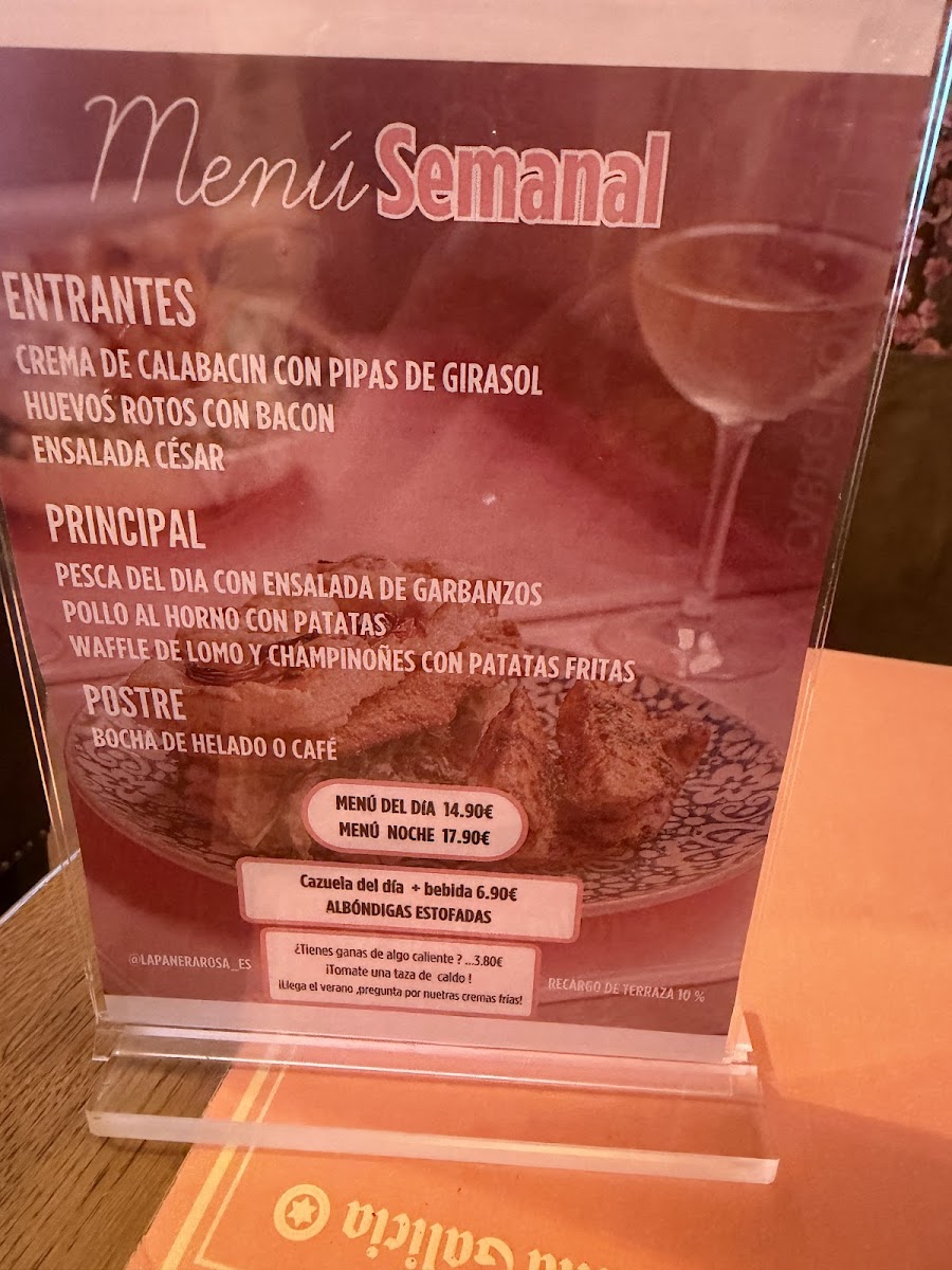 La Panera Rosa Photo Menu 5