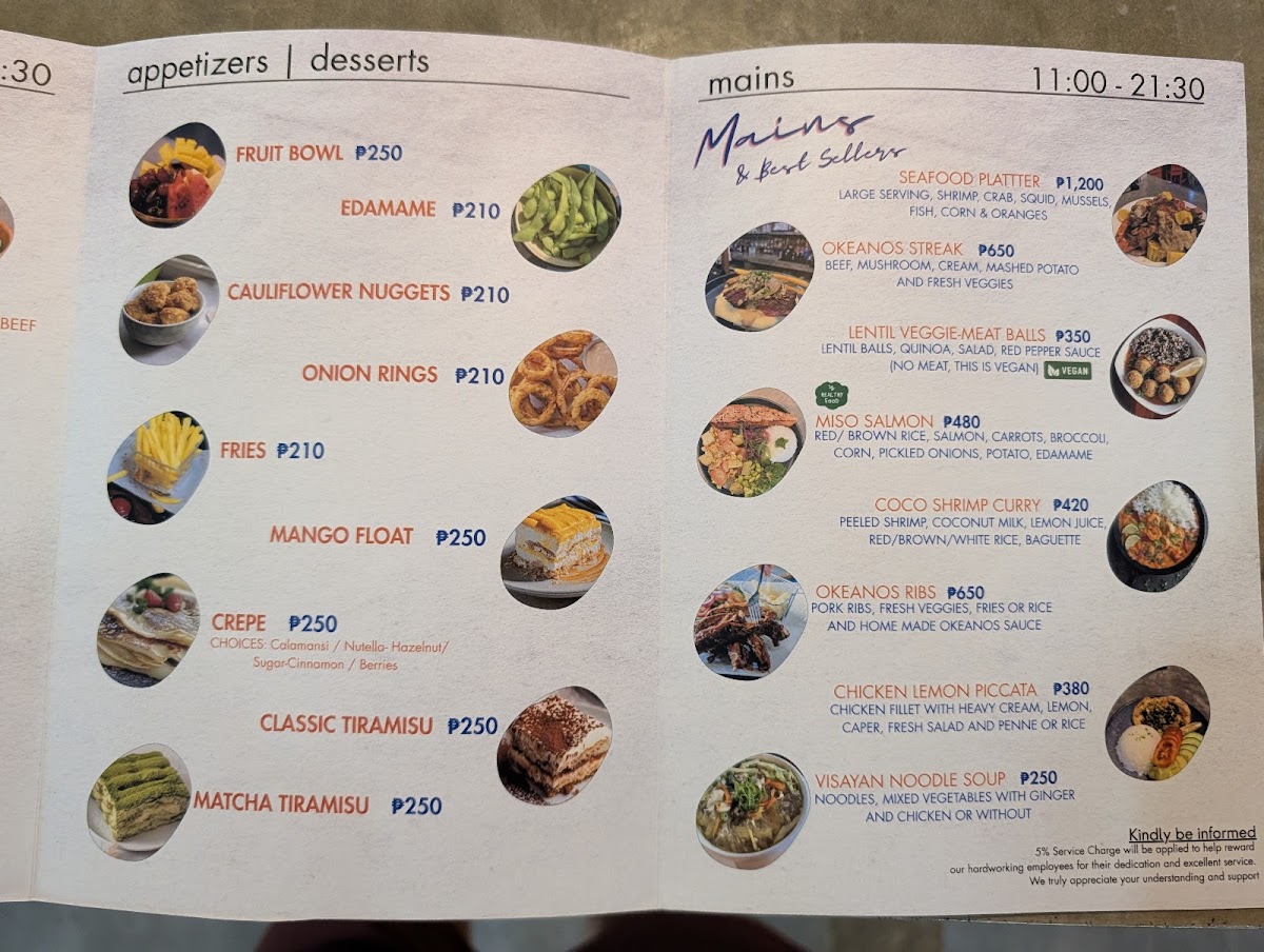 Okeanos Bistro Photo Menu 10