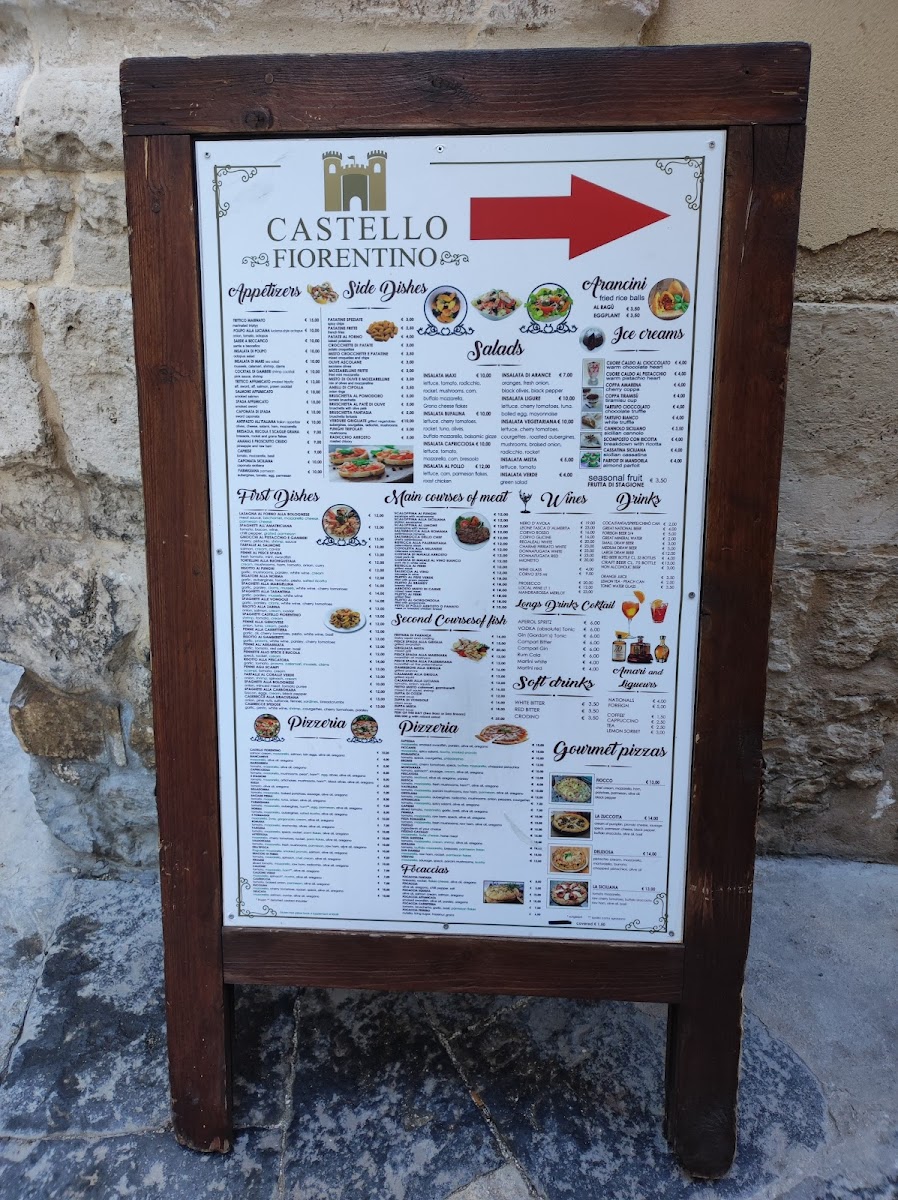 Prima Fila Photo Menu 1