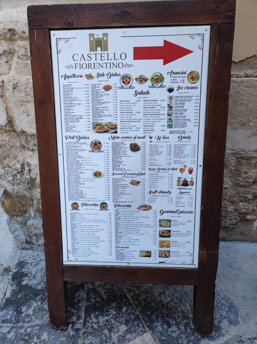 Prima Fila Photo Menu 2