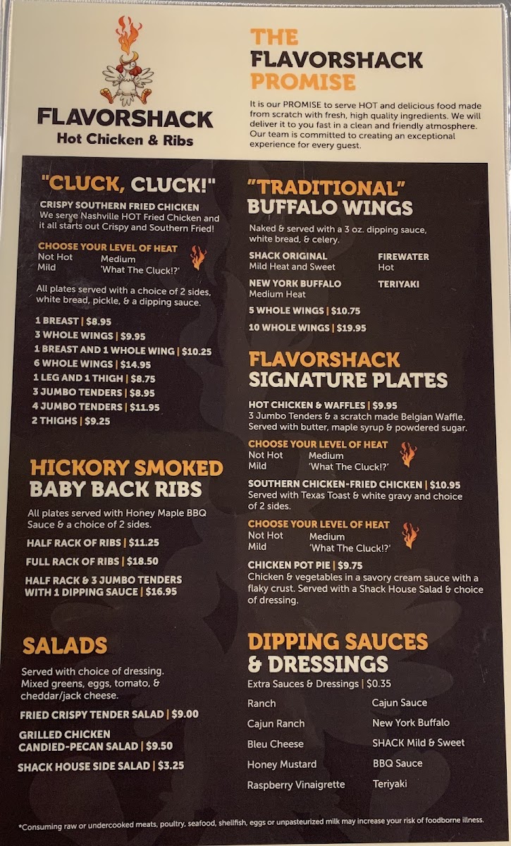 Flavorshack Hot Chicken & Ribs Photo Menu 8