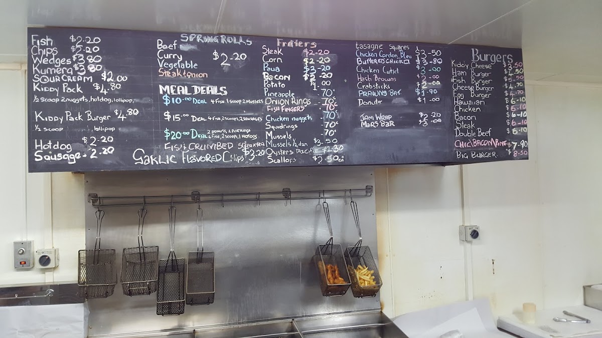 Durie Hill Fish and Chip Shop Photo Menu 5