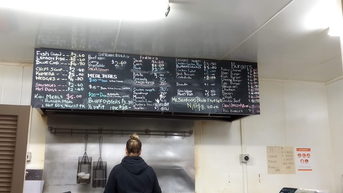 Durie Hill Fish and Chip Shop Photo Menu 6