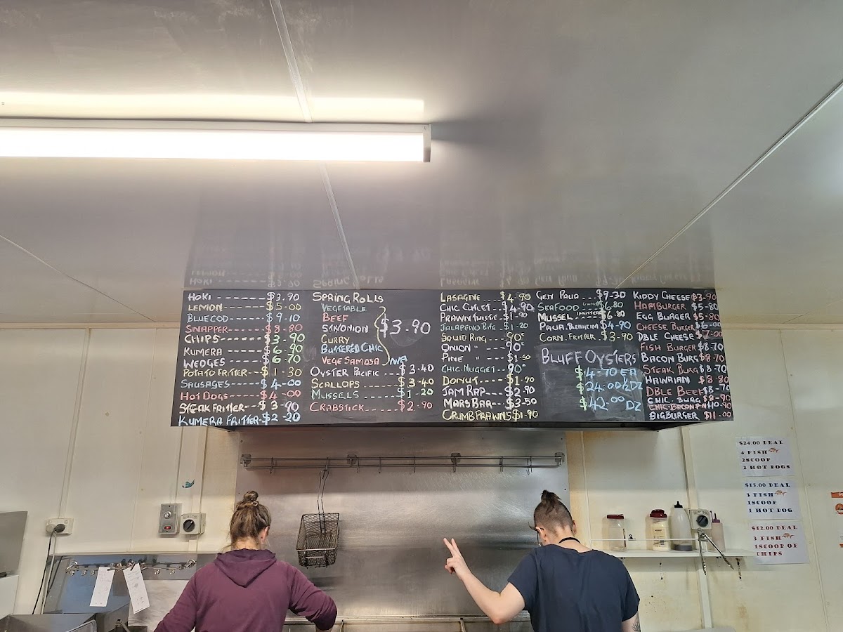 Durie Hill Fish and Chip Shop Photo Menu 7