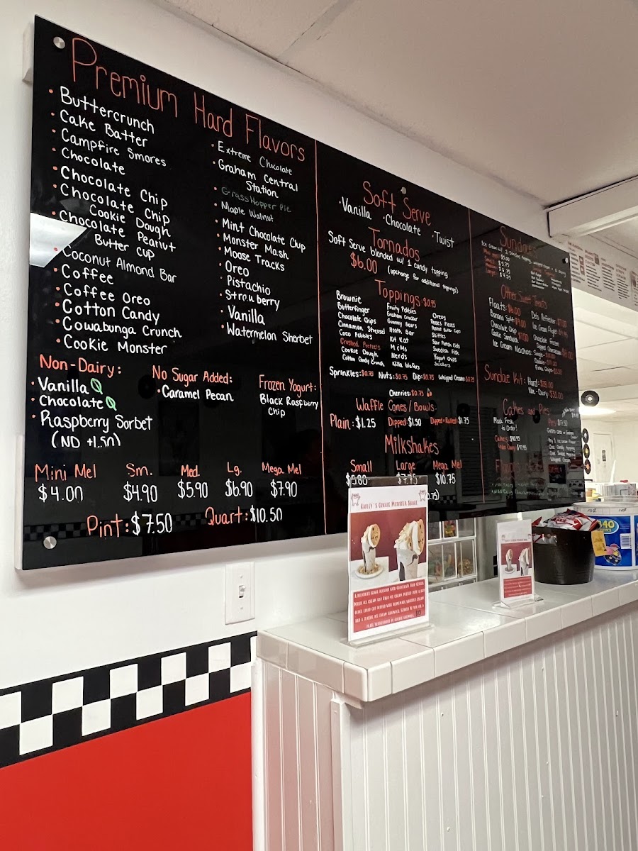 Mel’s Downtown Creamery Photo Menu 2