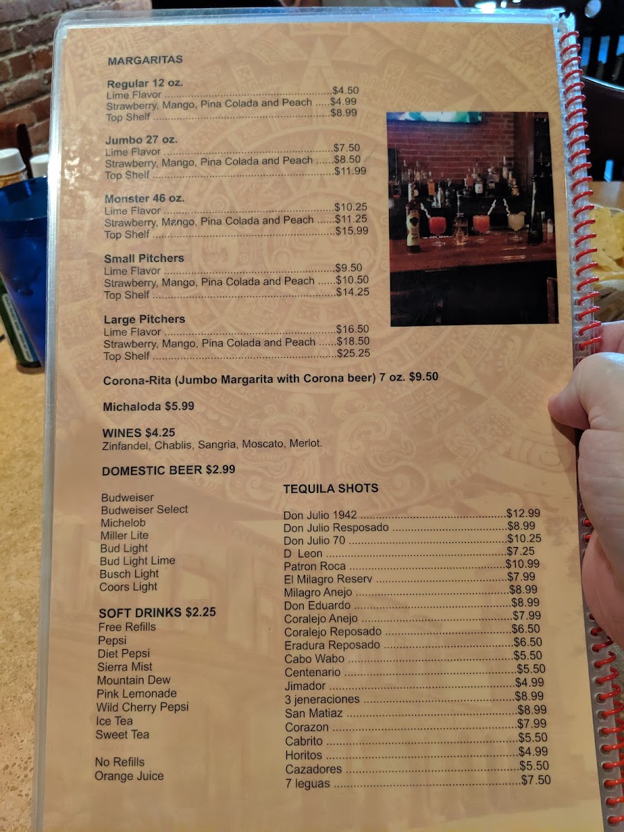 Casa Tequila Mexican Restaurant Photo Menu 10