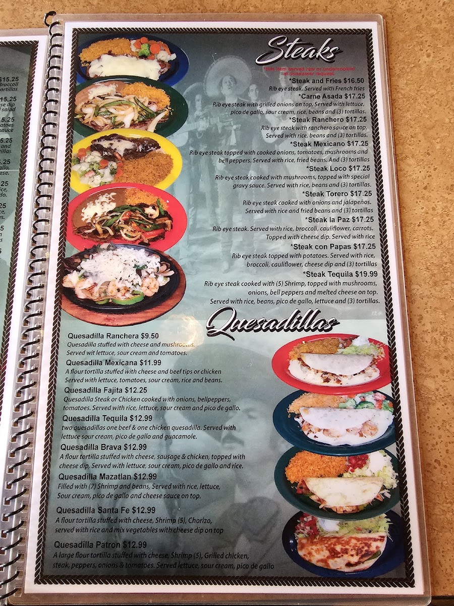 Casa Tequila Mexican Restaurant Photo Menu 8
