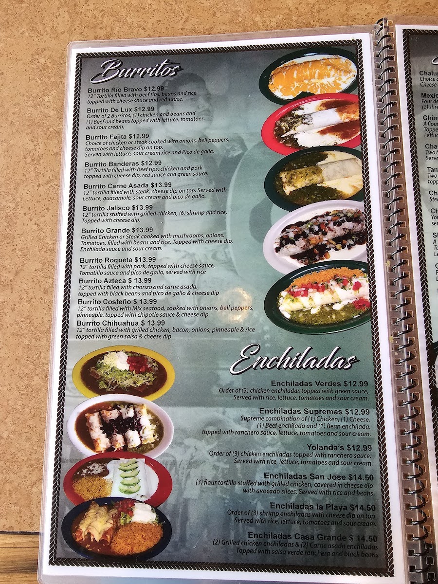 Casa Tequila Mexican Restaurant Photo Menu 9