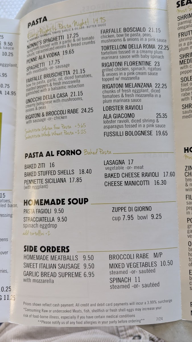 Bellagio Pizzeria Photo Menu 10