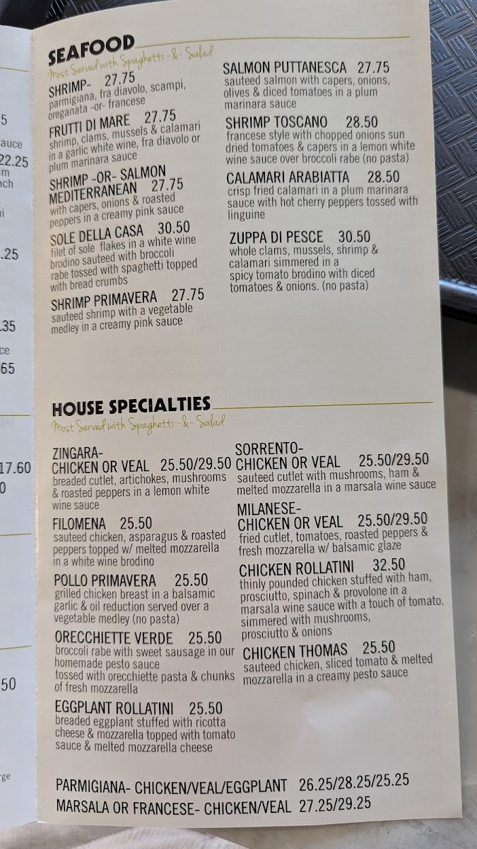 Bellagio Pizzeria Photo Menu 6