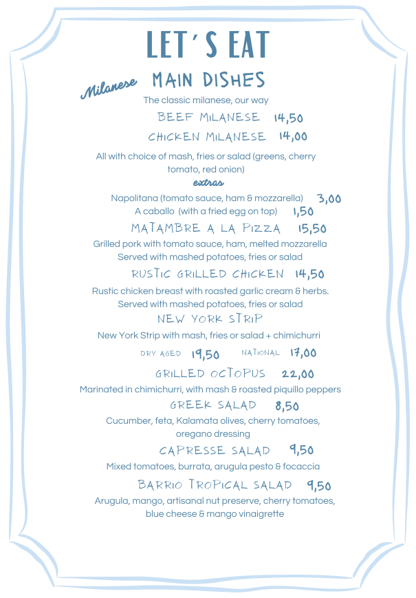 Barrio Cantina & café Photo Menu 3