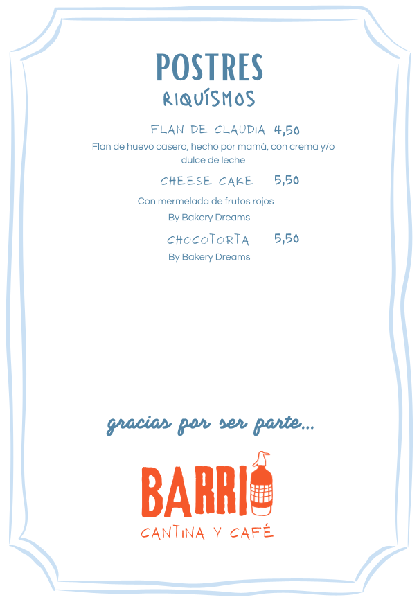 Barrio Cantina & café Photo Menu 8