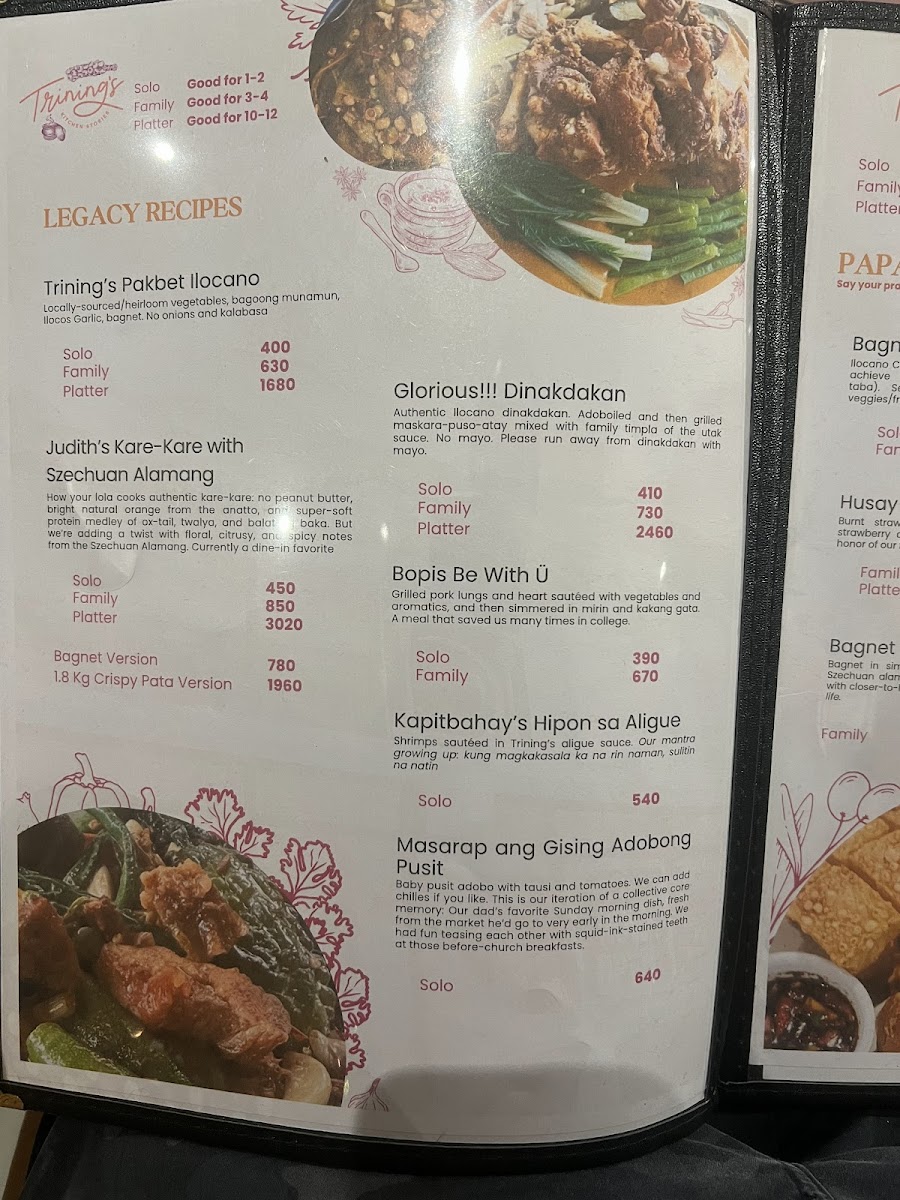 Trining’s Kitchen Stories Photo Menu 10