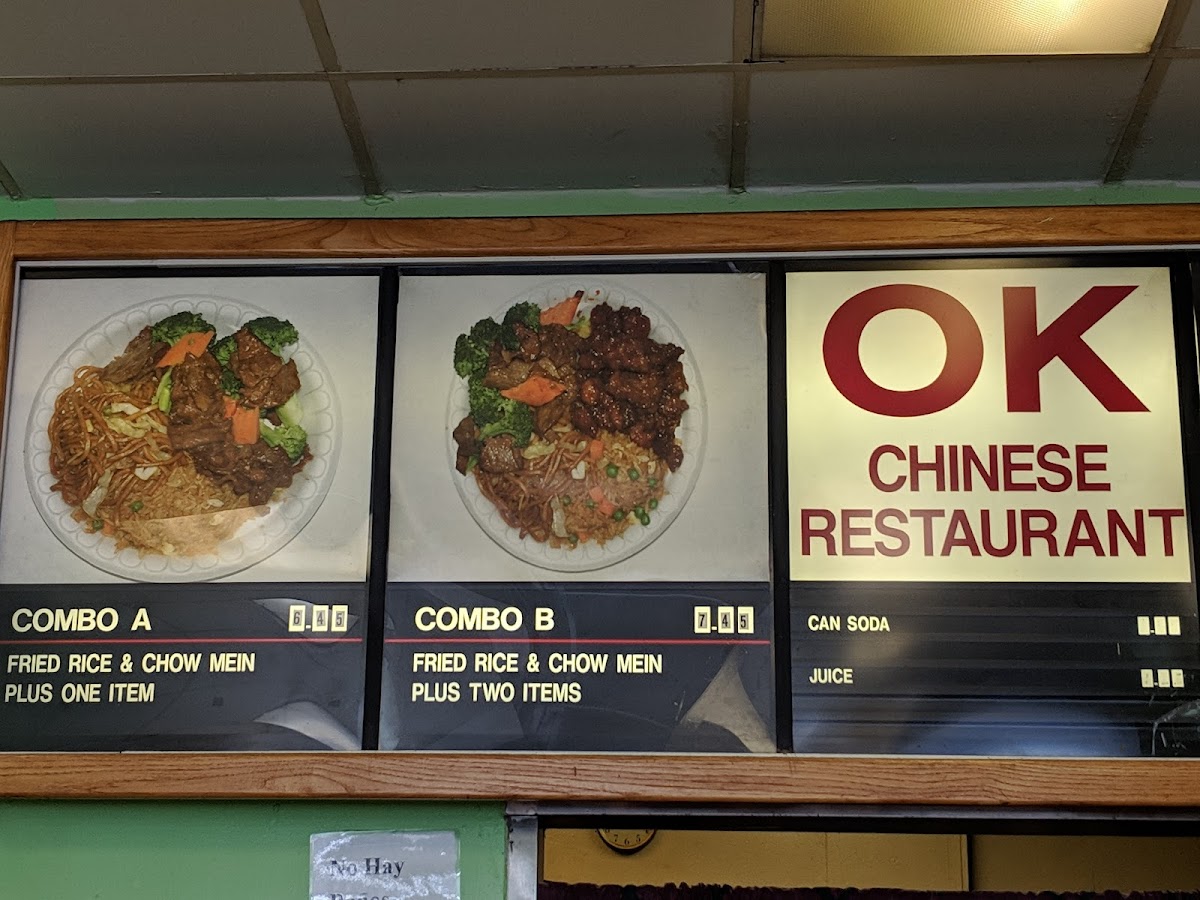 O K Chinese Restaurant Photo Menu 7