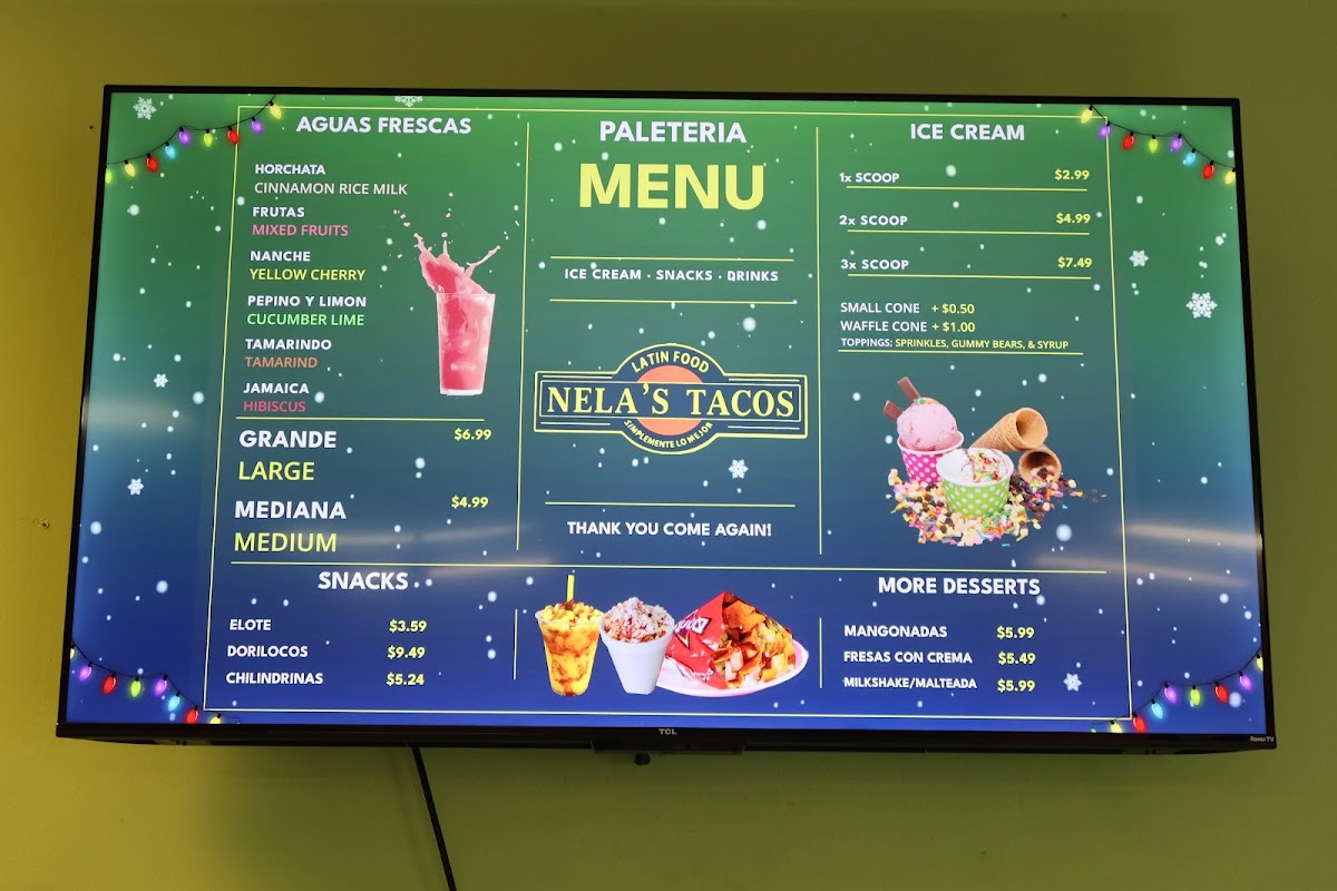 Nela's Tacos Photo Menu 5