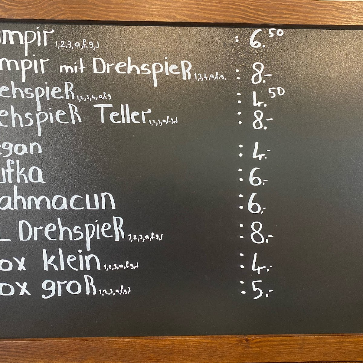 Mr Kumpir Süßen Photo Menu 3