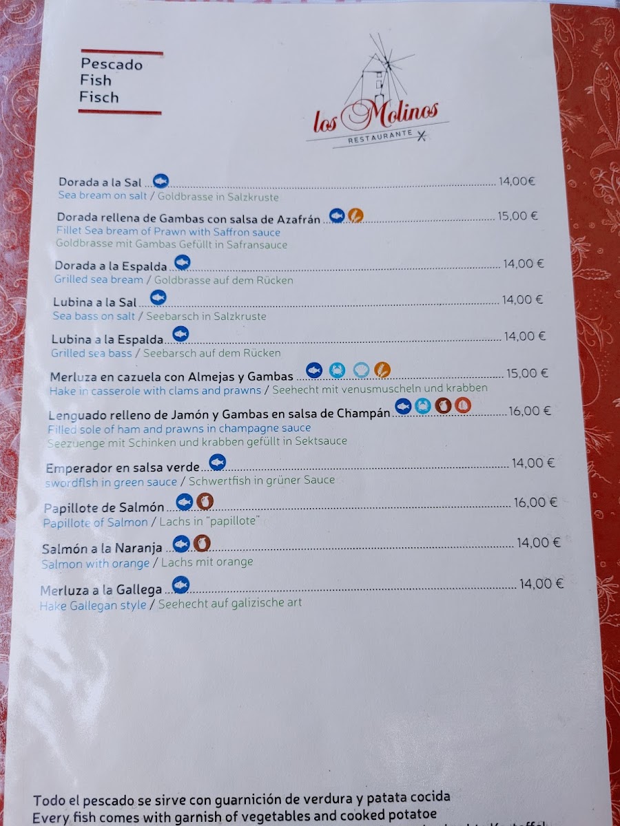 Restaurante los Molinos Photo Menu 5