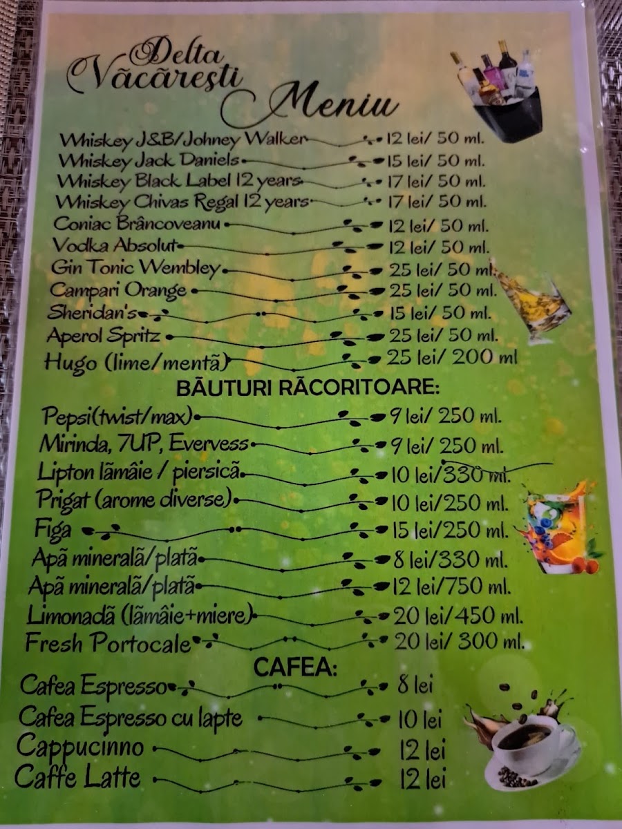 Restaurant Delta Văcărești Photo Menu 3