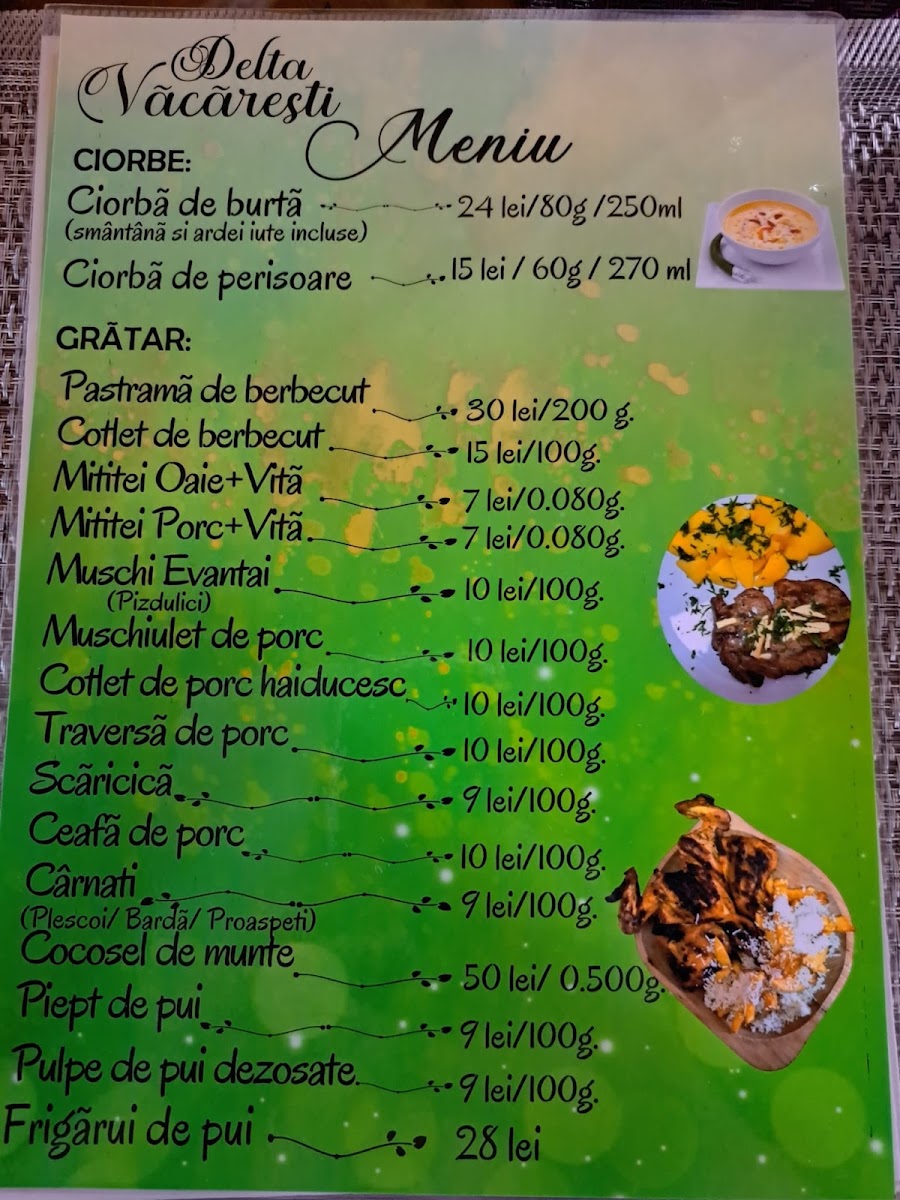 Restaurant Delta Văcărești Photo Menu 4