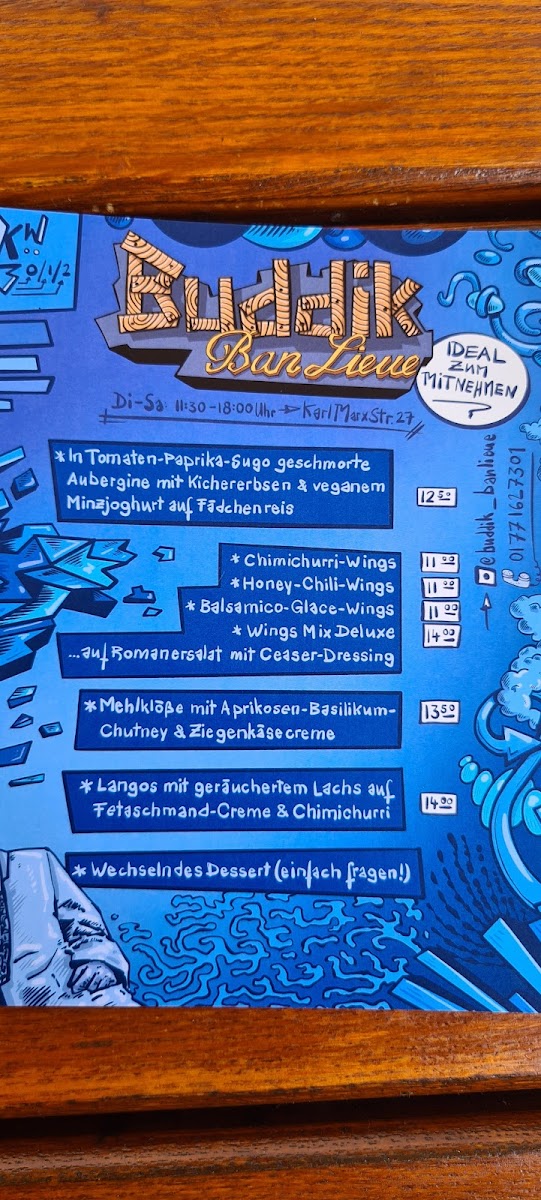 Buddik BanLieue Photo Menu 3