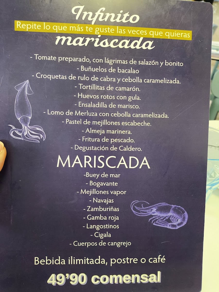 Marisquería Freiduría La Marina Photo Menu 3