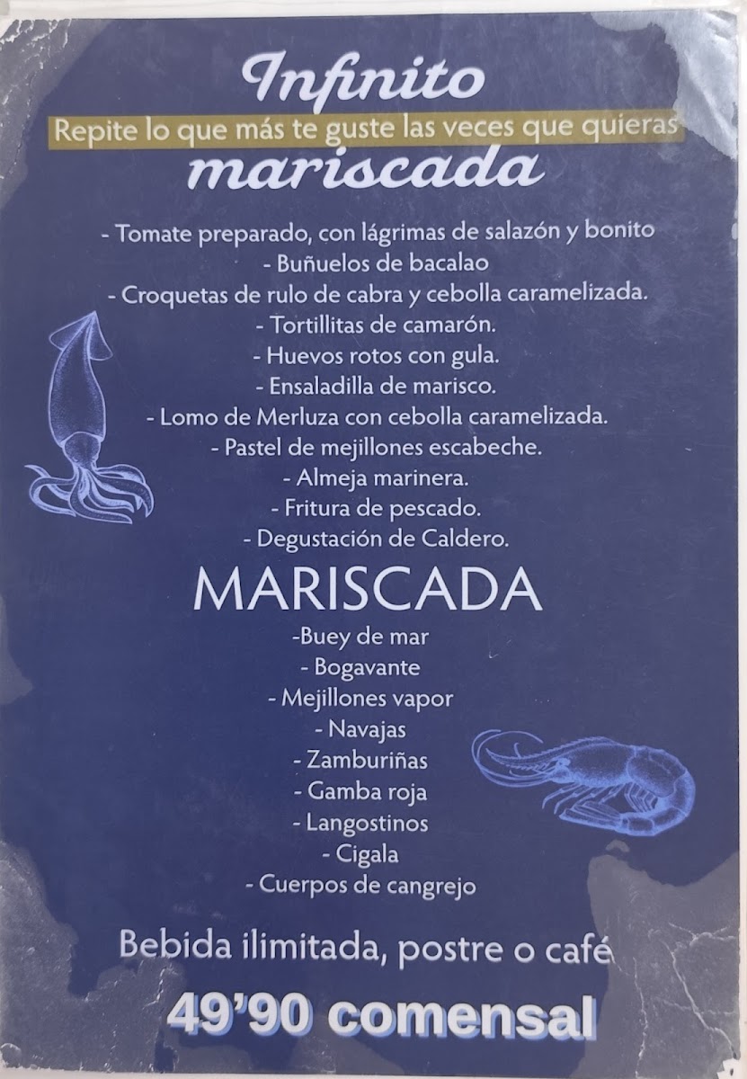Marisquería Freiduría La Marina Photo Menu 7