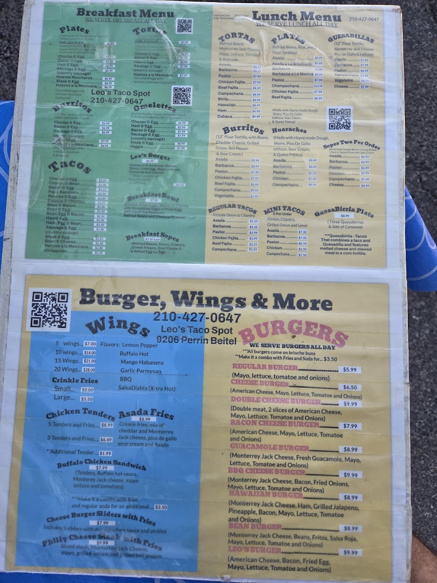 Leo's Taco Spot Photo Menu 7