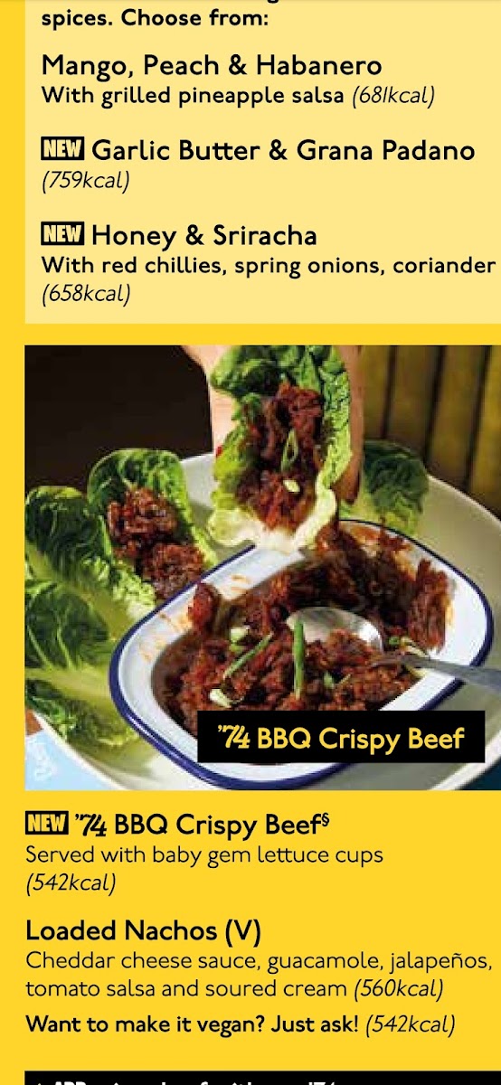 The Ladybridge Beefeater Photo Menu 1