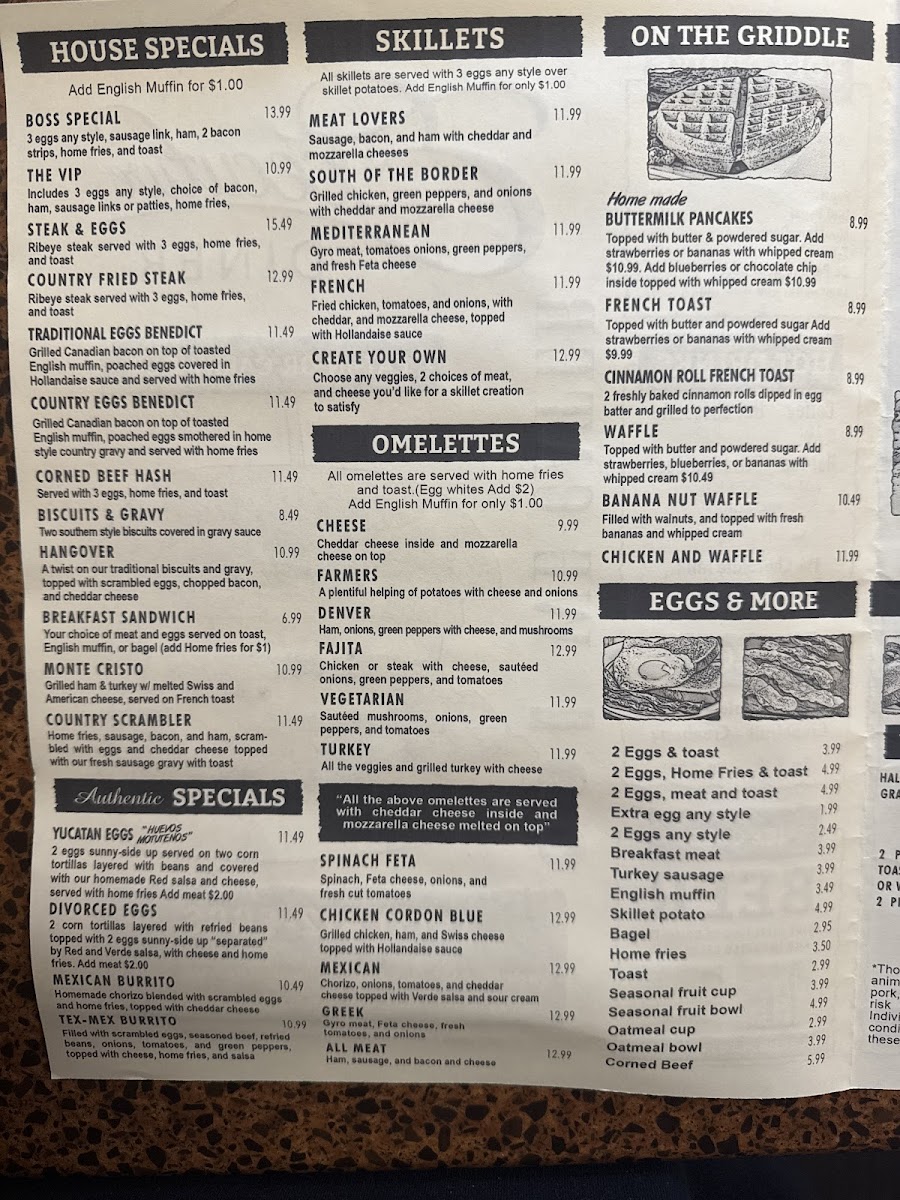 Executive Diner Photo Menu 3