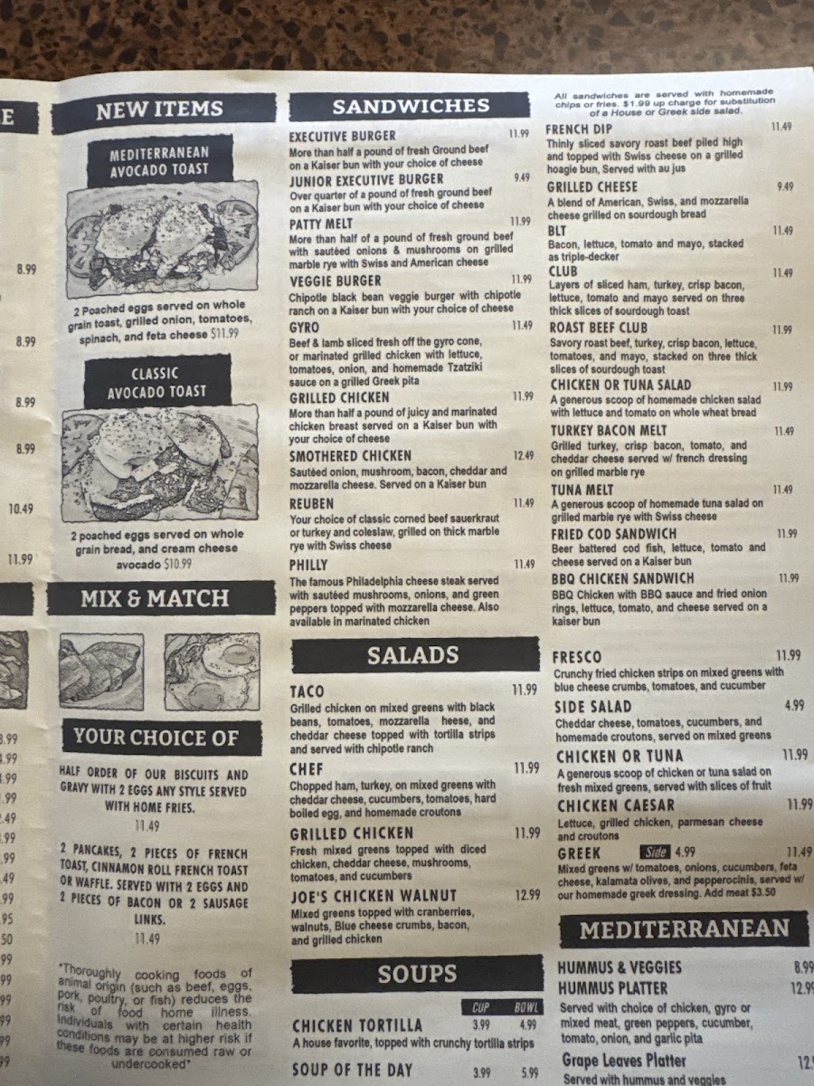Executive Diner Photo Menu 4