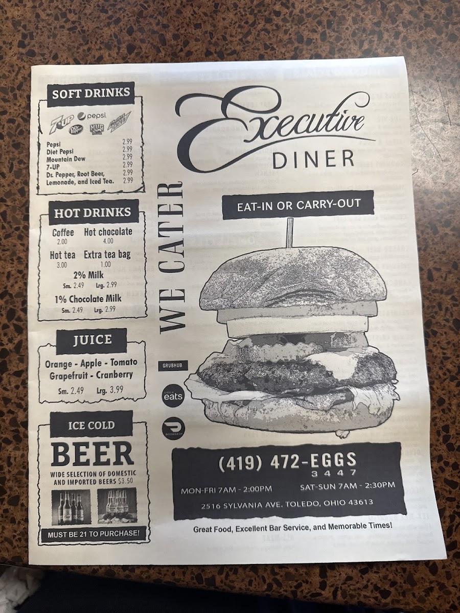 Executive Diner Photo Menu 6