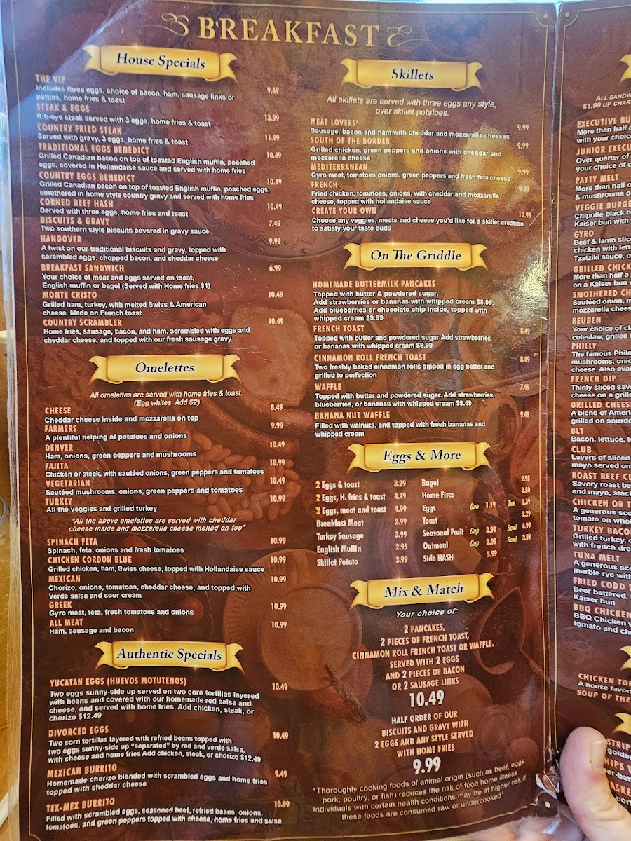 Executive Diner Photo Menu 7