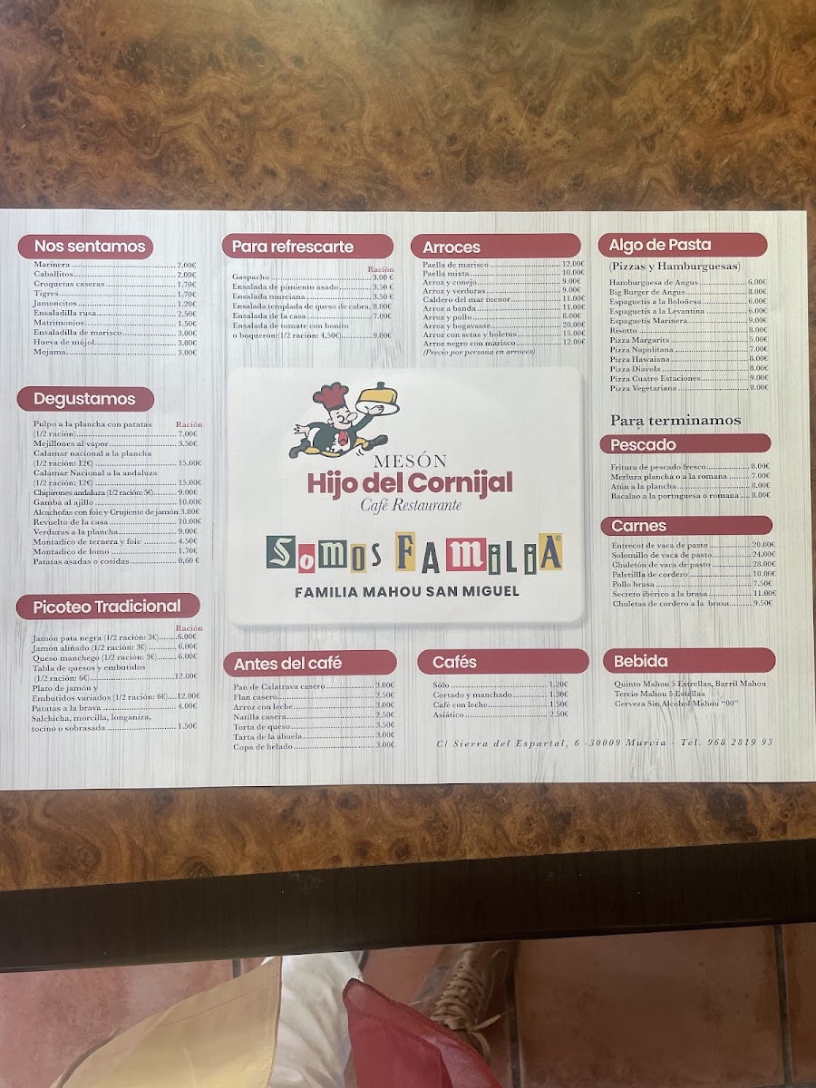 Restaurante Hijo del Cornijal Photo Menu 1