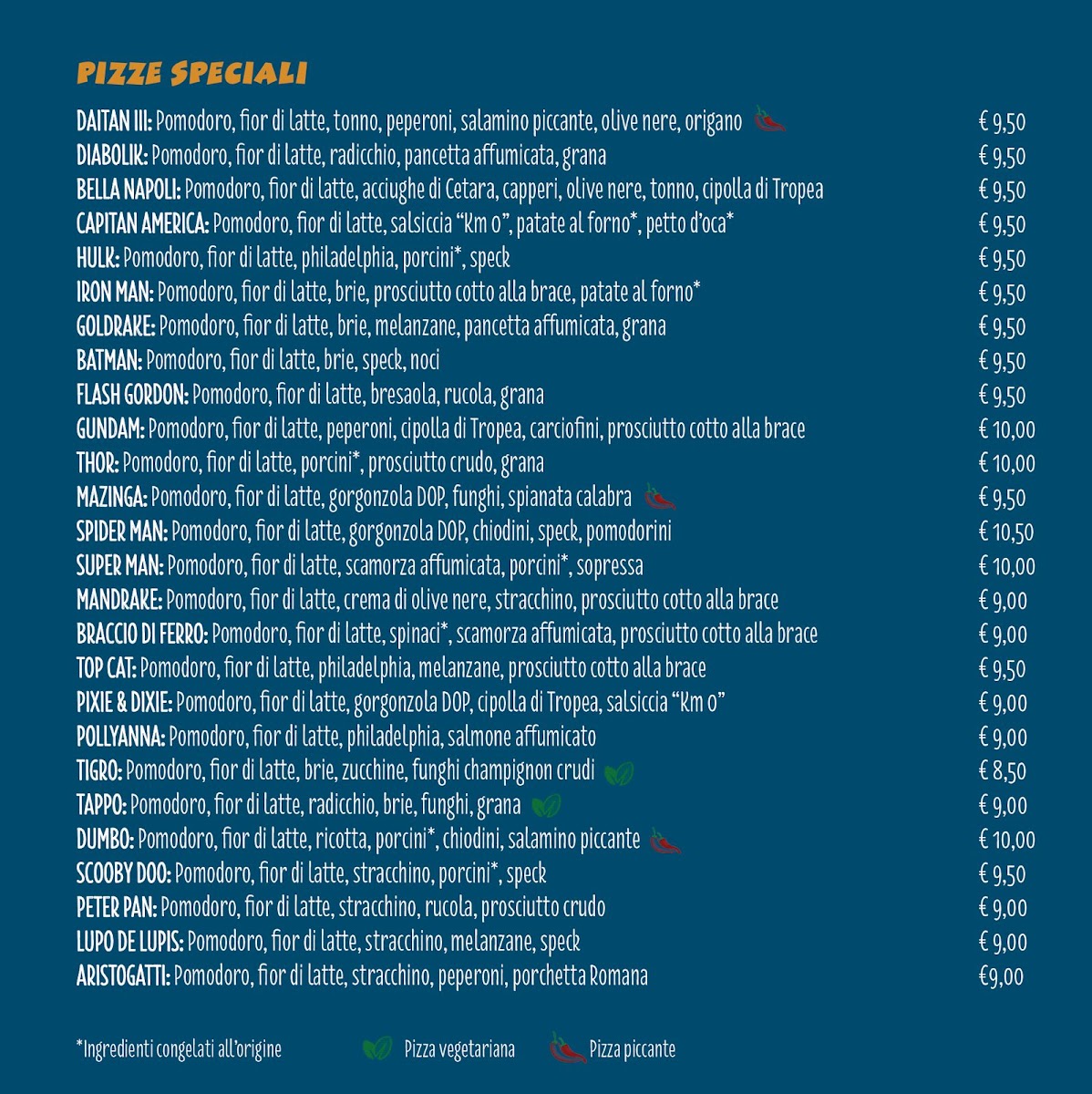 Pizzeria Cartoons - Camposampiero Photo Menu 1