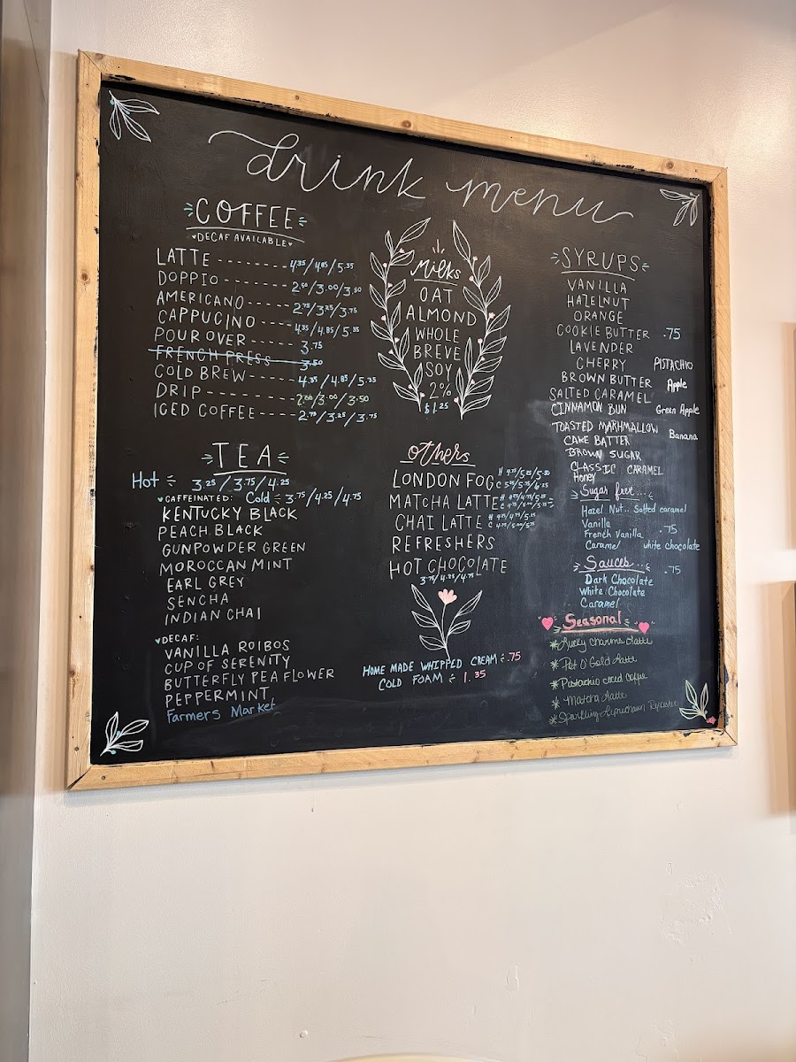 The Hall on Main Coffee & Cafe Photo Menu 1
