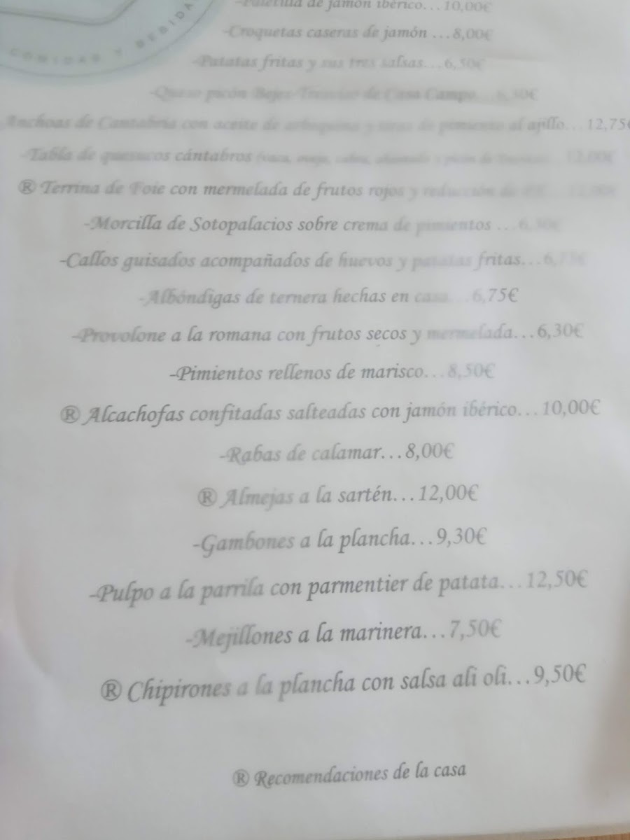 Restaurante la Tienda Photo Menu 6