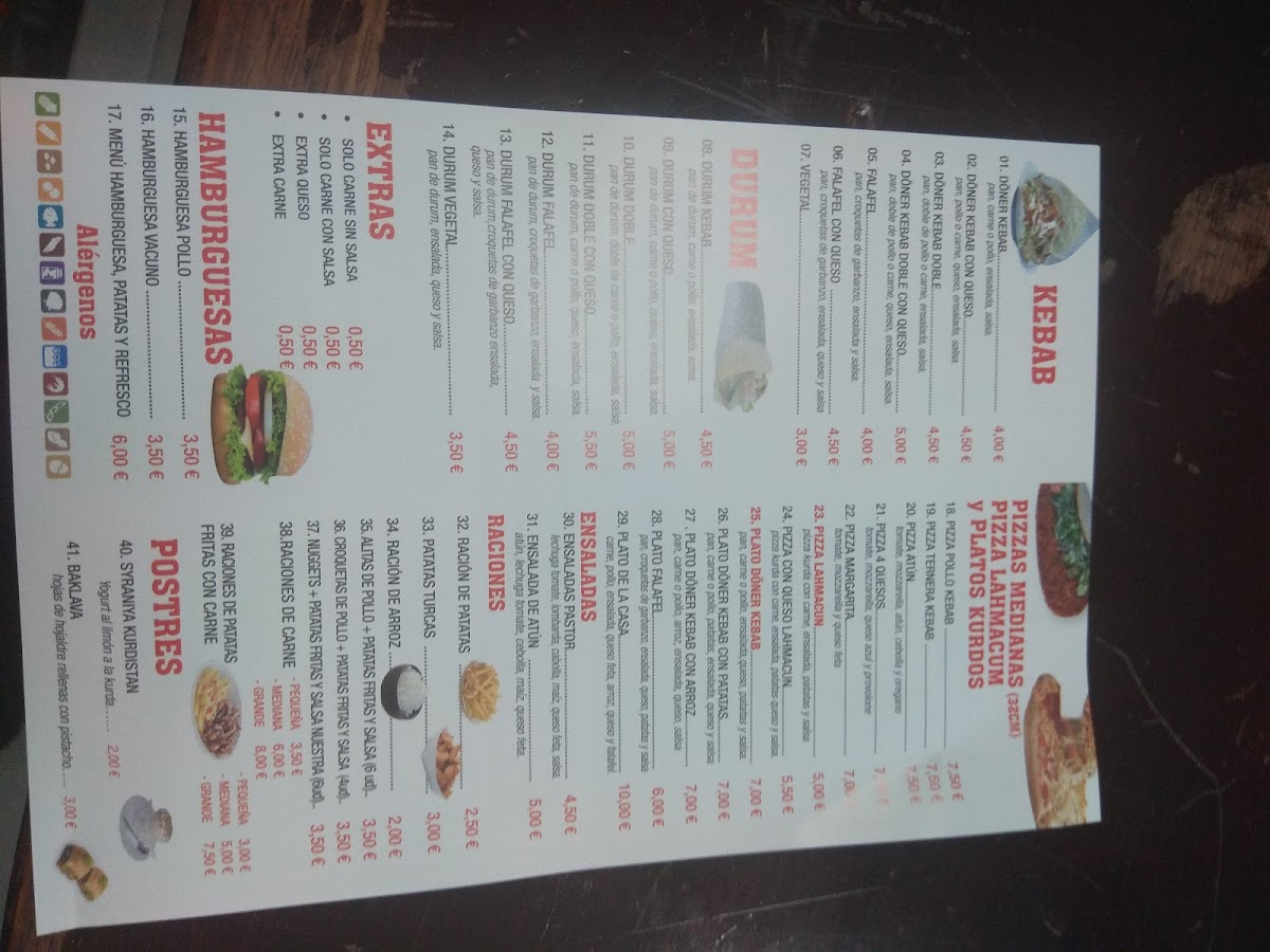 Baran Doner Kebab Photo Menu 2