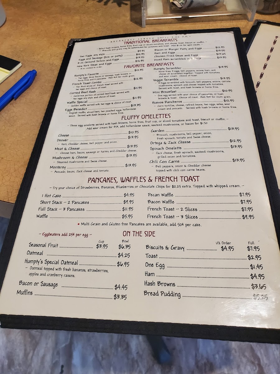 Humpty Dumpty Kitchen Photo Menu 4